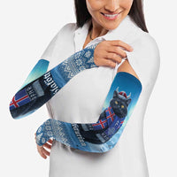 Iceland Christmas Arm Sleeves Icelandic Yule Cat - Wonder Print Shop