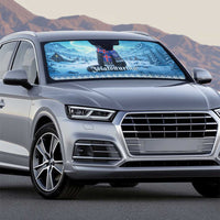 Iceland Christmas Auto Sun Shade Icelandic Yule Cat - Wonder Print Shop