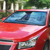 Iceland Christmas Auto Sun Shade Icelandic Yule Cat - Wonder Print Shop