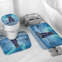 Iceland Christmas Bathroom Set Icelandic Yule Cat - Wonder Print Shop