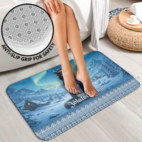 Iceland Christmas Bathroom Set Icelandic Yule Cat - Wonder Print Shop