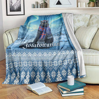 Iceland Christmas Blanket Icelandic Yule Cat - Wonder Print Shop