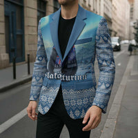 Iceland Christmas Blazer Icelandic Yule Cat LT19