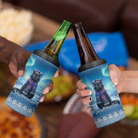 Iceland Christmas 4 in 1 Can Cooler Tumbler Icelandic Yule Cat - Wonder Print Shop