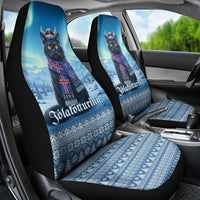 Iceland Christmas Car Seat Cover Icelandic Yule Cat - Wonder Print Shop