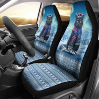 Iceland Christmas Car Seat Cover Icelandic Yule Cat - Wonder Print Shop