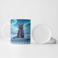 Iceland Christmas Ceramic Mug Icelandic Yule Cat - Wonder Print Shop
