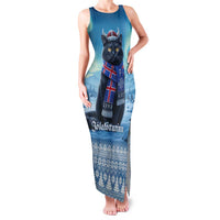 Iceland Christmas Family Matching Tank Maxi Dress and Hawaiian Shirt Icelandic Yule Cat LT19