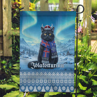 Iceland Christmas Garden Flag Icelandic Yule Cat - Wonder Print Shop