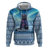 Iceland Christmas Hoodie Icelandic Yule Cat LT19