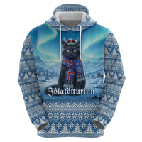 Iceland Christmas Hoodie Icelandic Yule Cat LT19