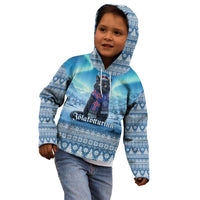 Iceland Christmas Kid Hoodie Icelandic Yule Cat LT19