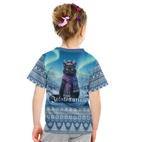 Iceland Christmas Kid T Shirt Icelandic Yule Cat LT19