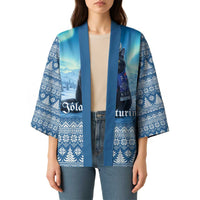 Iceland Christmas Kimono Icelandic Yule Cat LT19