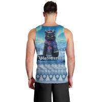 Iceland Christmas Men Tank Top Icelandic Yule Cat LT19