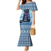 Iceland Christmas Mermaid Dress Icelandic Yule Cat LT19