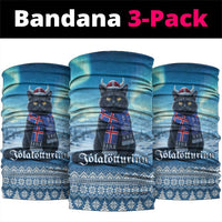 Iceland Christmas Neck Gaiter Icelandic Yule Cat LT19