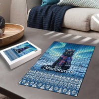 Iceland Christmas Puzzle Icelandic Yule Cat - Wonder Print Shop