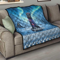 Iceland Christmas Quilt Icelandic Yule Cat - Wonder Print Shop