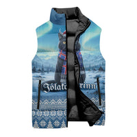 Iceland Christmas Sleeveless Puffer Jacket Icelandic Yule Cat LT19