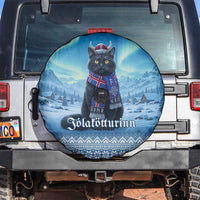 Iceland Christmas Spare Tire Cover Icelandic Yule Cat - Wonder Print Shop