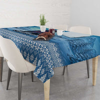 Iceland Christmas Tablecloth Icelandic Yule Cat - Wonder Print Shop