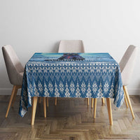 Iceland Christmas Tablecloth Icelandic Yule Cat - Wonder Print Shop