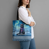 Iceland Christmas Tote Bag Icelandic Yule Cat - Wonder Print Shop