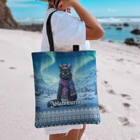 Iceland Christmas Tote Bag Icelandic Yule Cat - Wonder Print Shop