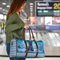 Iceland Christmas Travel Bag Icelandic Yule Cat - Wonder Print Shop