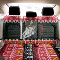 Personalized Anglesey Wales Christmas Back Car Seat Cover Mari Lwyd Celtic Knot Style - Wonder Print Shop