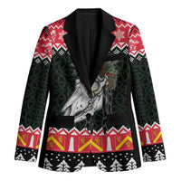 Personalized Anglesey Wales Christmas Blazer Mari Lwyd Celtic Knot Style - Wonder Print Shop
