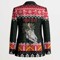 Personalized Anglesey Wales Christmas Blazer Mari Lwyd Celtic Knot Style - Wonder Print Shop