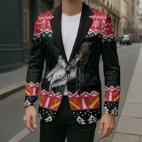 Personalized Anglesey Wales Christmas Blazer Mari Lwyd Celtic Knot Style - Wonder Print Shop