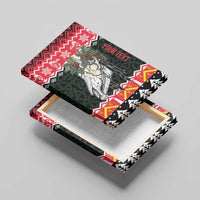 Personalized Anglesey Wales Christmas Canvas Wall Art Mari Lwyd Celtic Knot Style - Wonder Print Shop