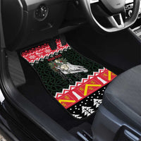 Personalized Anglesey Wales Christmas Car Mats Mari Lwyd Celtic Knot Style - Wonder Print Shop