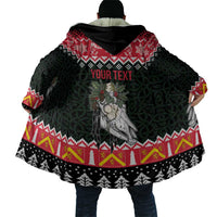 Personalized Anglesey Wales Christmas Cloak Mari Lwyd Celtic Knot Style - Wonder Print Shop