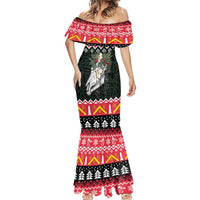 Personalized Anglesey Wales Christmas Mermaid Dress Mari Lwyd Celtic Knot Style - Wonder Print Shop