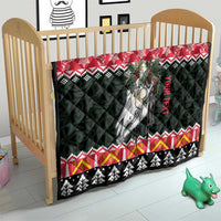 Personalized Anglesey Wales Christmas Quilt Mari Lwyd Celtic Knot Style - Wonder Print Shop