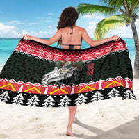 Personalized Anglesey Wales Christmas Sarong Mari Lwyd Celtic Knot Style - Wonder Print Shop