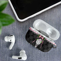 Anglesey Wales Christmas AirPods Case Pink Mari Lwyd Welsh Celtic Knot - Wonder Print Shop