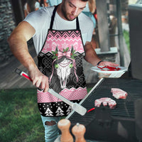 Anglesey Wales Christmas Apron Pink Mari Lwyd Welsh Celtic Knot - Wonder Print Shop