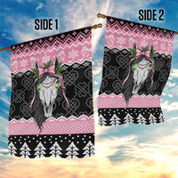 Anglesey Wales Christmas Garden Flag Pink Mari Lwyd Welsh Celtic Knot - Wonder Print Shop