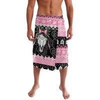 Anglesey Wales Christmas Lavalava Pink Mari Lwyd Welsh Celtic Knot - Wonder Print Shop