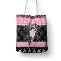 Anglesey Wales Christmas Tote Bag Pink Mari Lwyd Welsh Celtic Knot - Wonder Print Shop