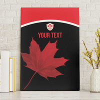 Personalized Canada Soccer Canvas Wall Art Maple Leaf and Map Style - Wonder Print Shop