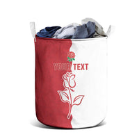 Personalized Rugby England Laundry Basket Red Rose Champions