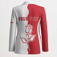 Personalized Rugby England Blazer Red Rose Champions
