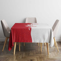 Personalized Rugby England Tablecloth Red Rose Champions