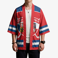 Czech Republic Ice Hockey Custom Kimono Czechia Lion Shield Red Version